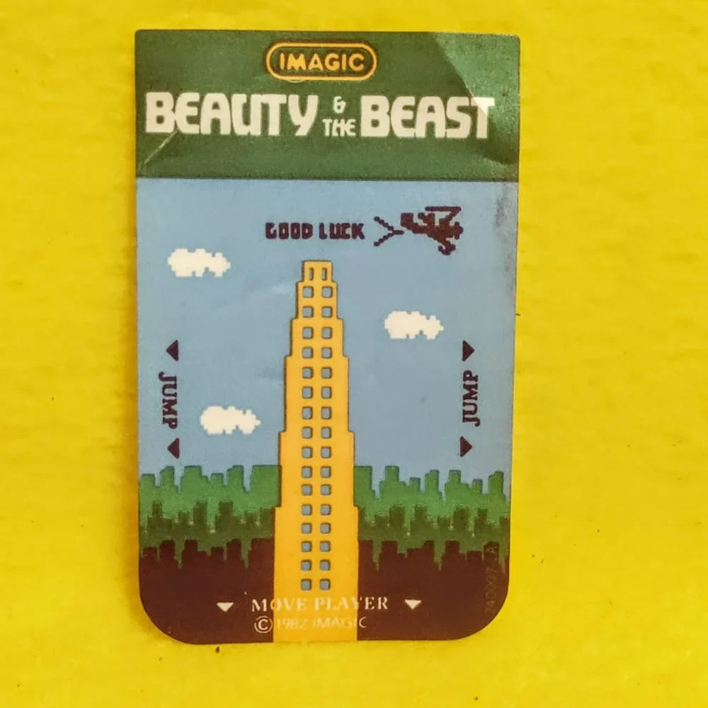 IMAGIC 1982 Beauty & the Beast Game Cartridge